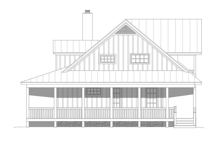 Country House Plan #940-00248 Elevation Photo