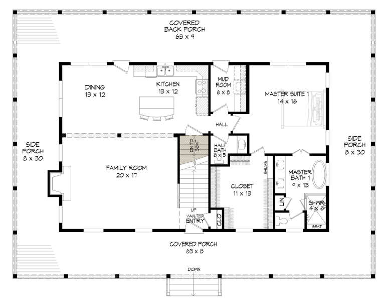 House Plan House Plan #24754 Drawing 3