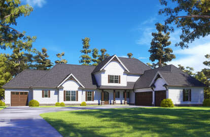 Craftsman Plan: 3,088 Square Feet, 4 Bedrooms, 3.5 Bathrooms
