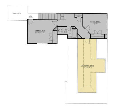 Second Floor for House Plan #286-00110