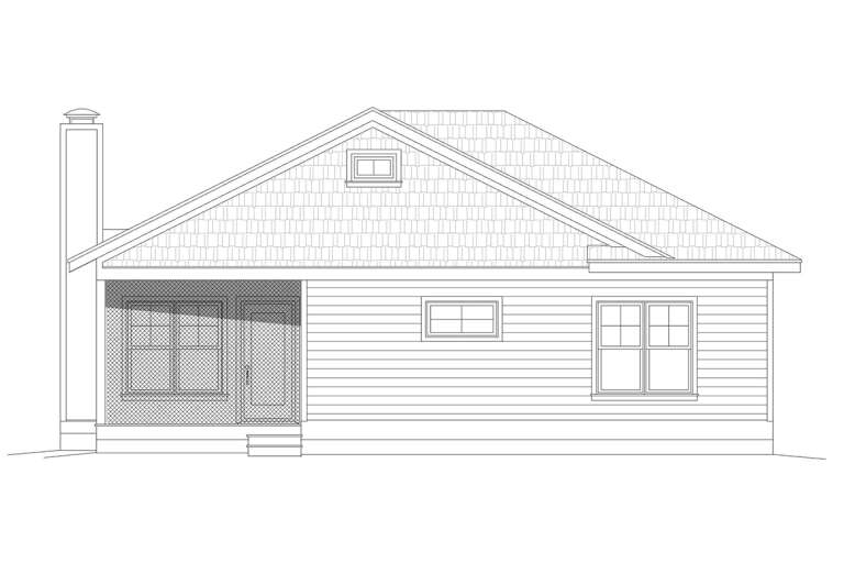 Craftsman House Plan #940-00249 Elevation Photo