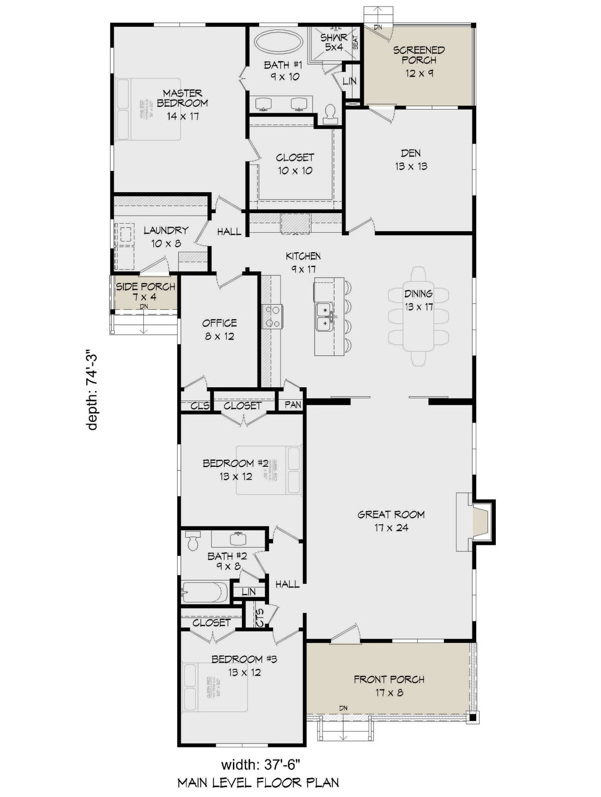 Main Floor for House Plan #940-00249