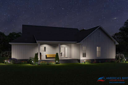 Modern Farmhouse House Plan #041-00231 Elevation Photo