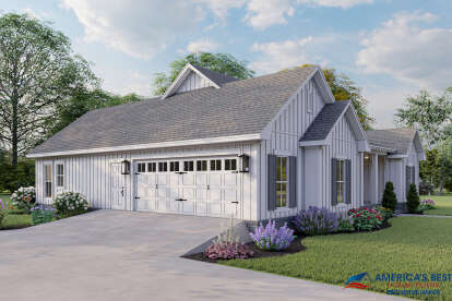 Modern Farmhouse House Plan #041-00231 Elevation Photo