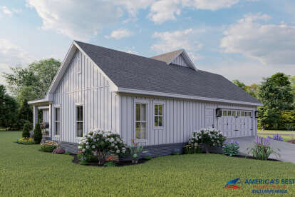 Modern Farmhouse House Plan #041-00231 Elevation Photo