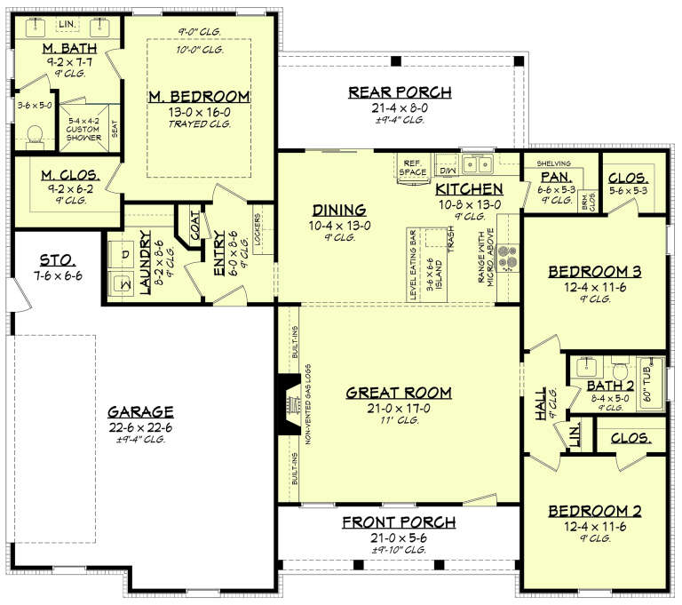 House Plan House Plan #24759 Drawing 1