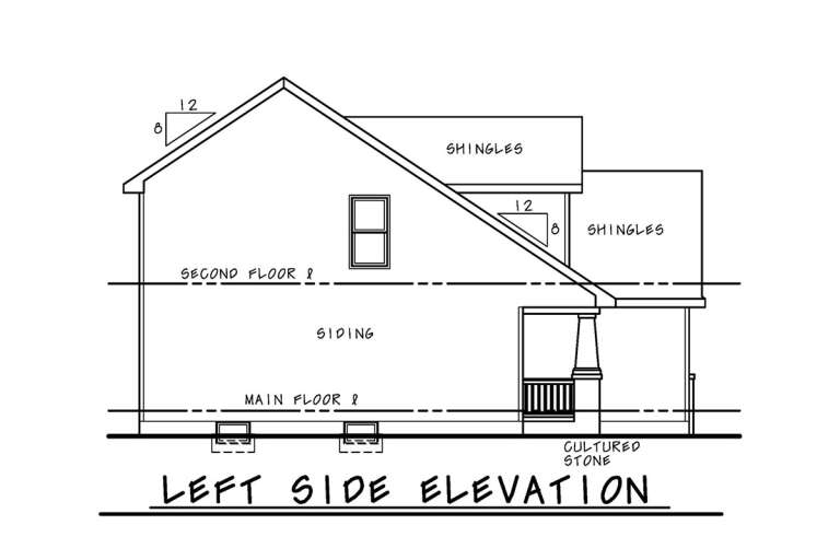 Craftsman House Plan #402-01654 Elevation Photo