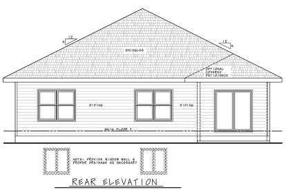 Ranch House Plan #402-01656 Elevation Photo