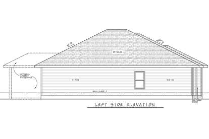 Ranch House Plan #402-01656 Elevation Photo