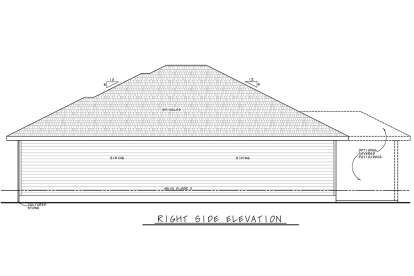 Ranch House Plan #402-01656 Elevation Photo
