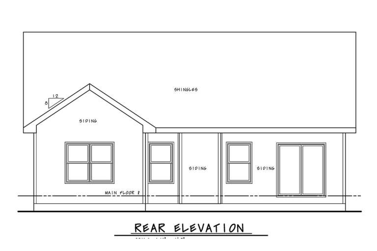 Craftsman House Plan #402-01657 Elevation Photo