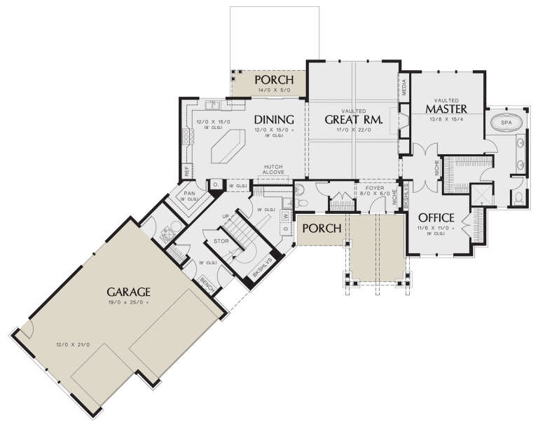 House Plan House Plan #24764 Drawing 1