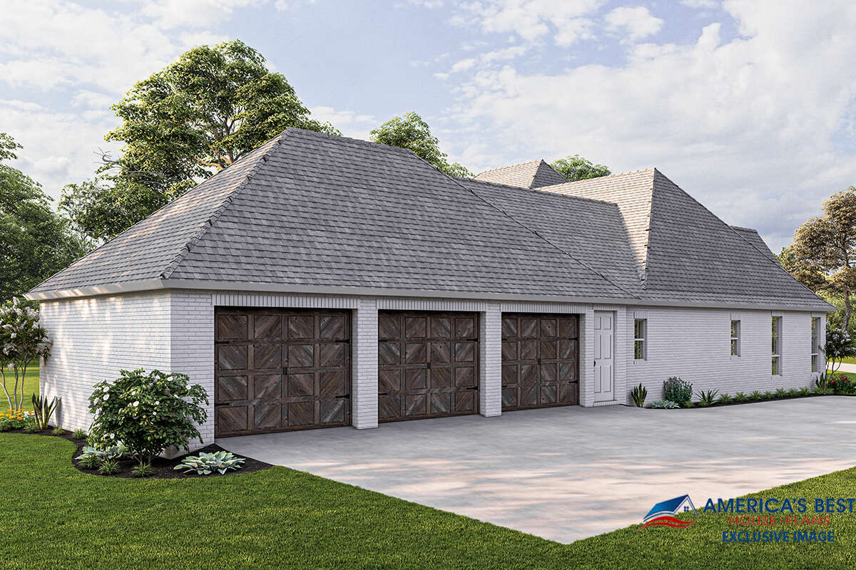 French Country Plan: 3,273 Square Feet, 4 Bedrooms, 3.5