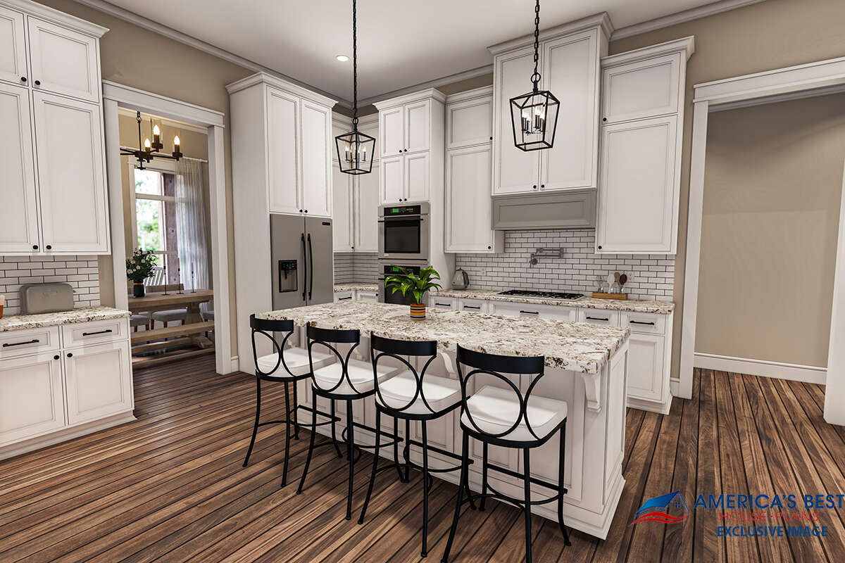 French Country Plan: 3,273 Square Feet, 4 Bedrooms, 3.5