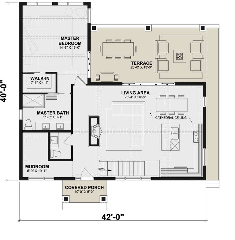 House Plan House Plan #24769 Drawing 1