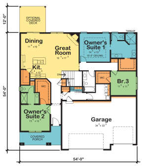 Main Floor for House Plan #402-01659