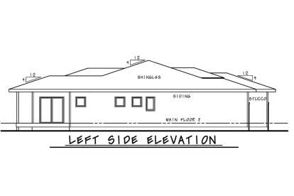 Modern House Plan #402-01660 Elevation Photo