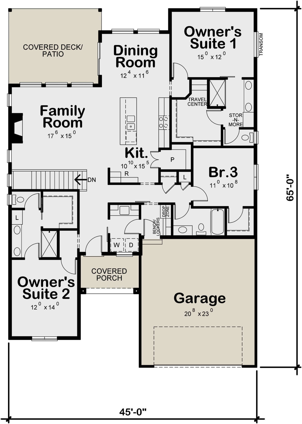 Main Floor for House Plan #402-01660