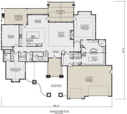 House Plan House Plan #24772 Drawing 1