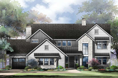 Traditional House Plan #5631-00131 Elevation Photo