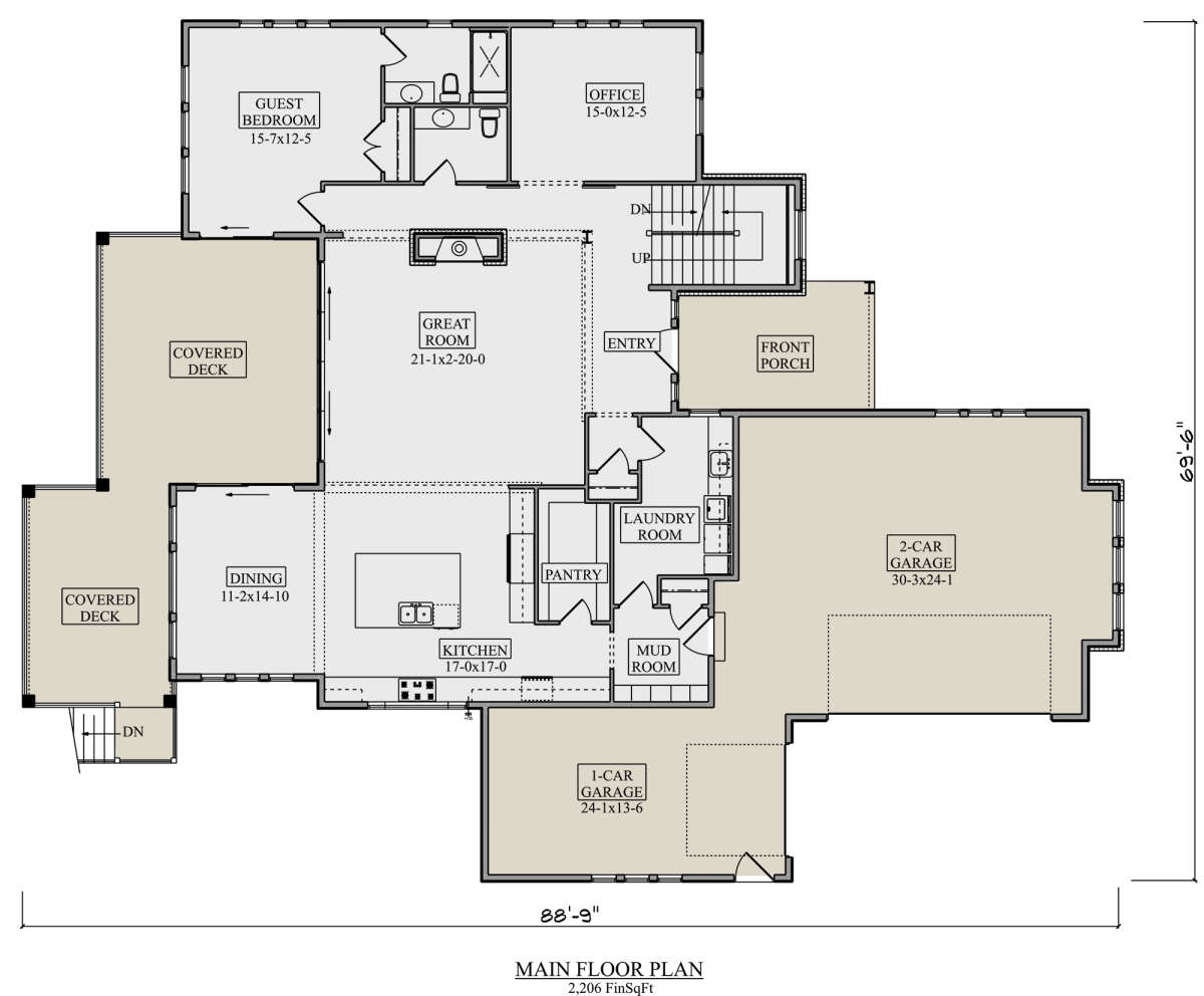 Main Floor for House Plan #5631-00131