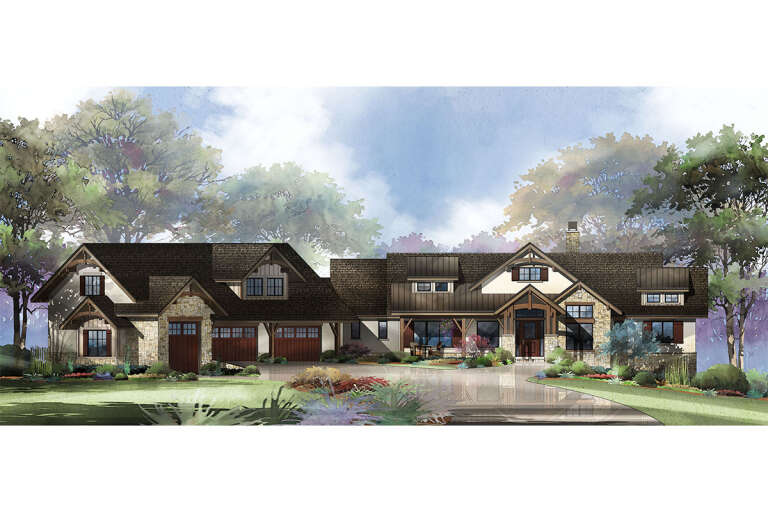 House Plan House Plan #24775 Front Elevation 