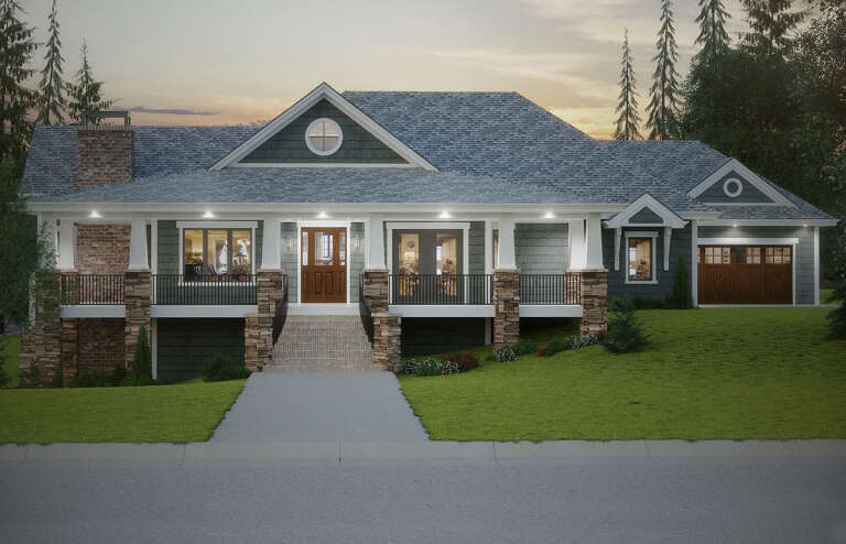 House Plan House Plan #24776 Front Elevation 
