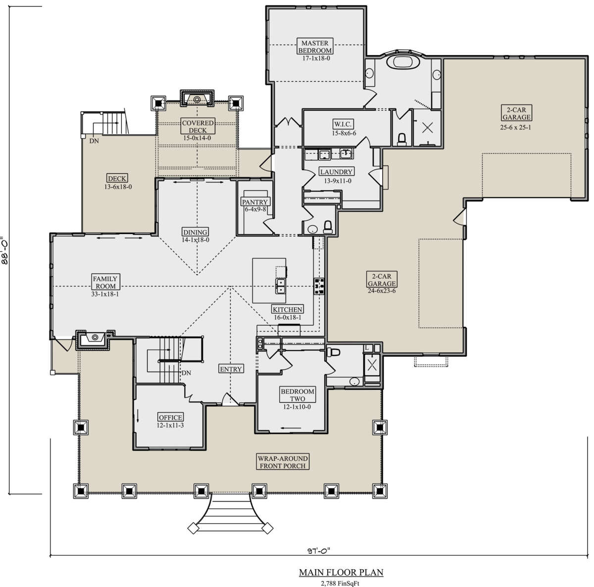 Main Floor for House Plan #5631-00134