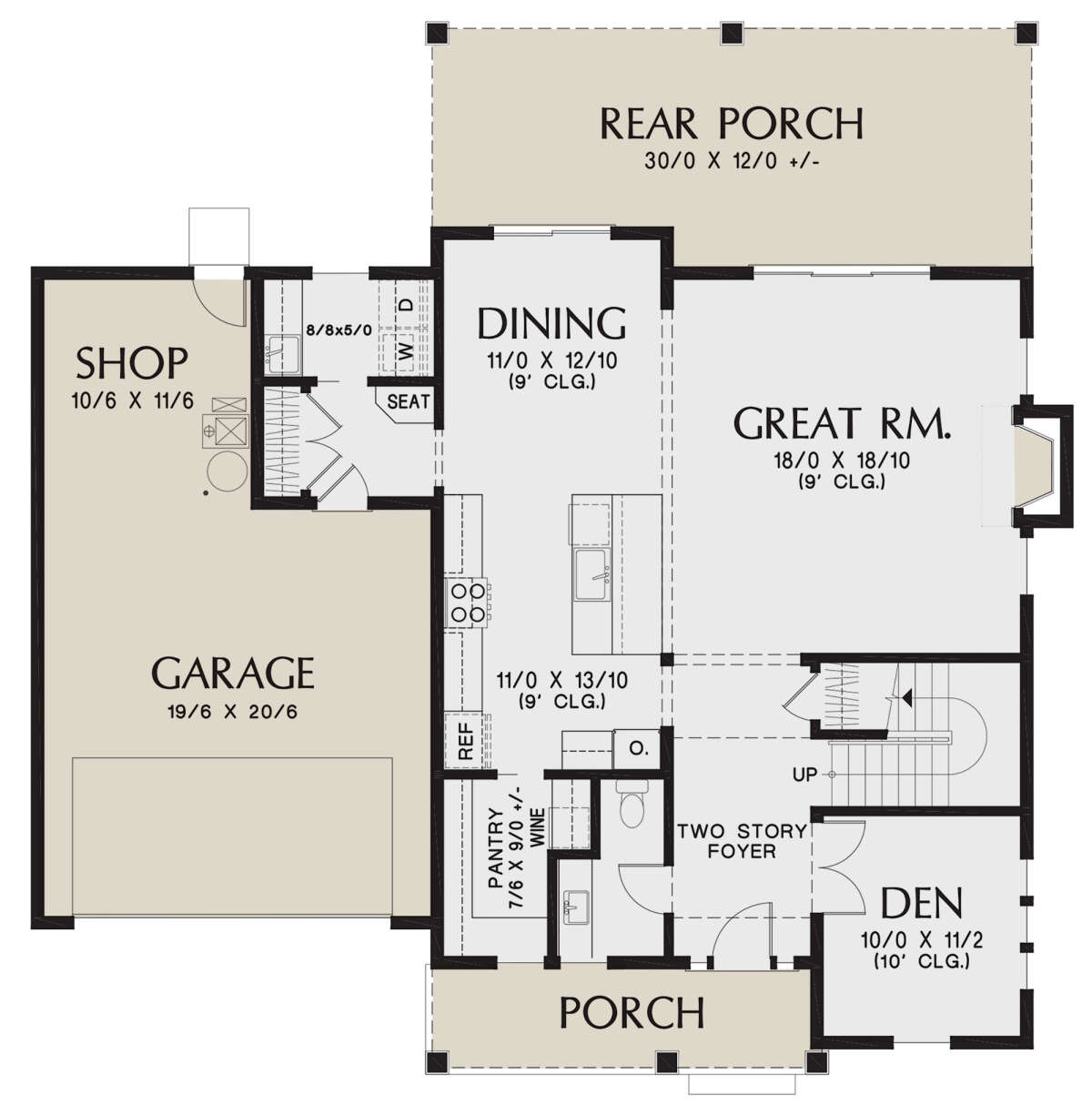 Main Floor for House Plan #2559-00844