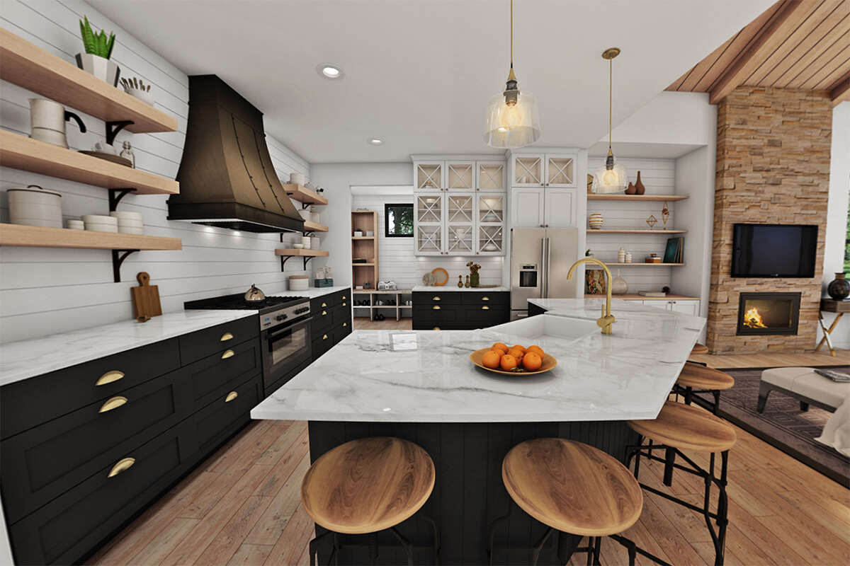 Alderfield Acres | 4 Bedroom Modern Farmhouse Style House Plan 10676 - 10676, image size:1200x800