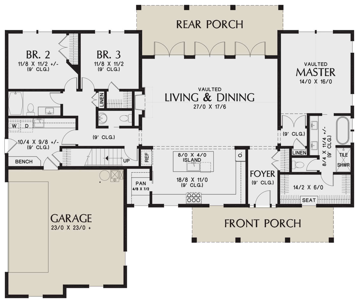 Main Floor for House Plan #2559-00846