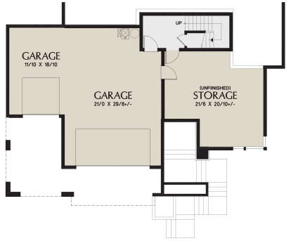 First Floor for House Plan #2559-00847