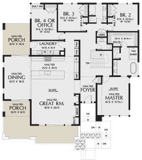 Main Floor for House Plan #2559-00847