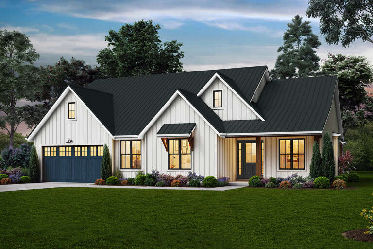 Modern Farmhouse House Plan #2559-00848 Elevation Photo