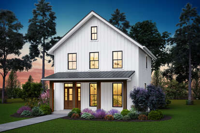 3 Bed, 2 Bath, 1394 Square Foot House Plan - #2559-00849