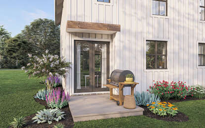 Modern Farmhouse House Plan #2559-00849 Elevation Photo
