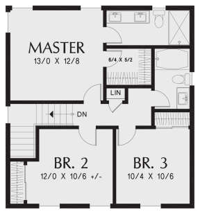 Second Floor for House Plan #2559-00849