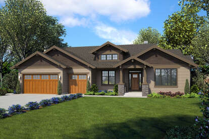 Craftsman House Plan #2559-00851 Elevation Photo