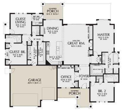 Main Floor for House Plan #2559-00851