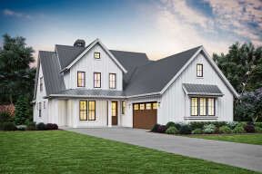Modern Farmhouse House Plan #2559-00854 Elevation Photo