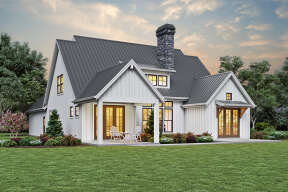 Modern Farmhouse House Plan #2559-00854 Elevation Photo