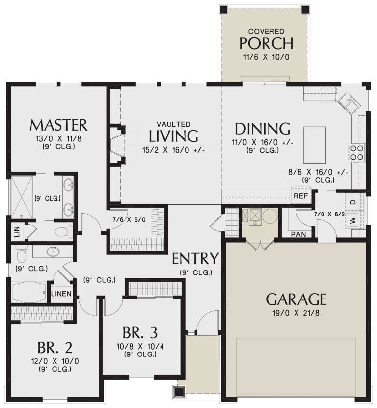 House Plan House Plan #24789 Drawing 1