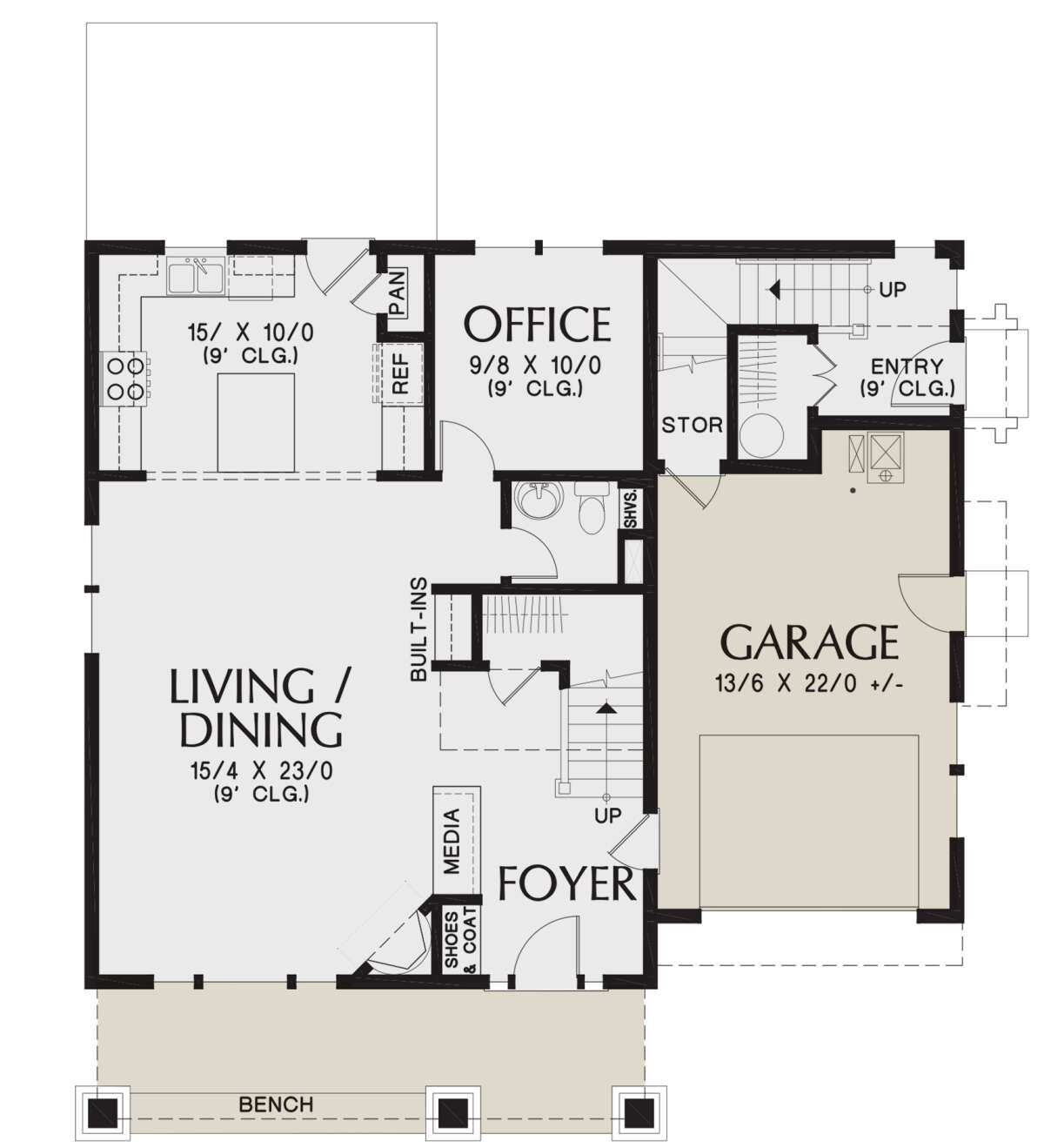Main Floor for House Plan #2559-00857