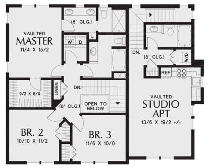 Second Floor for House Plan #2559-00857