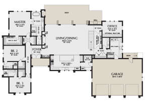 Main Floor for House Plan #2559-00858