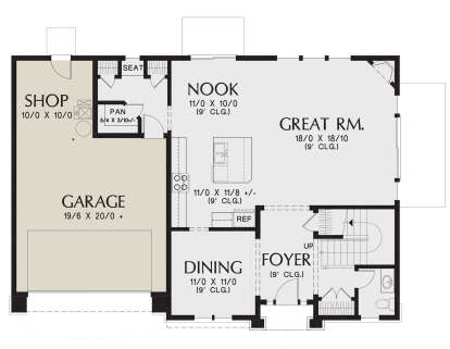 Main Floor for House Plan #2559-00860