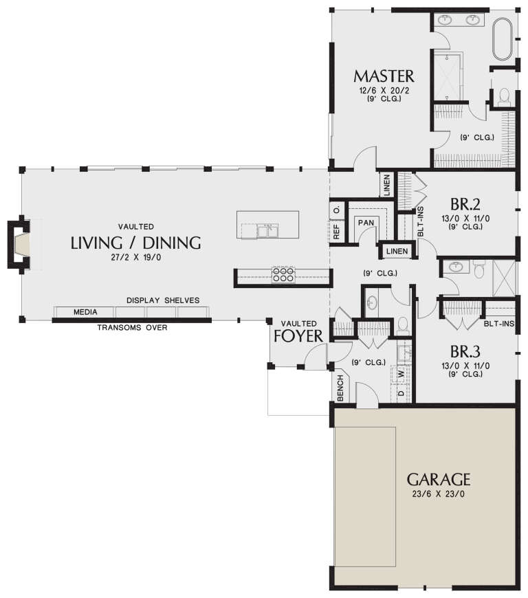 House Plan House Plan #24794 Drawing 1