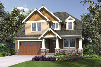 Craftsman House Plan #2559-00863 Elevation Photo