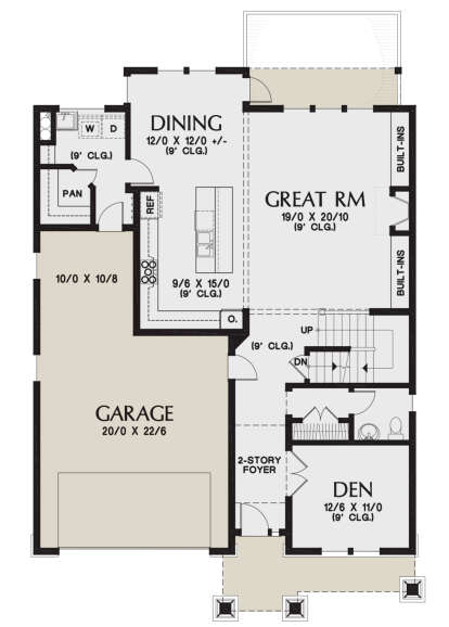 Main Floor for House Plan #2559-00863