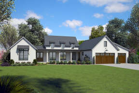 Modern Farmhouse House Plan #2559-00864 Elevation Photo